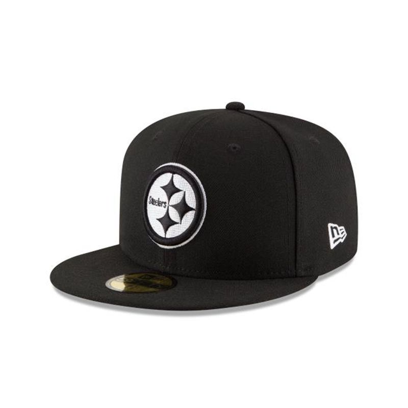 NFL Pittsburgh Steelers 59Fifty Fitted (OXB1469) - Black New Era Caps